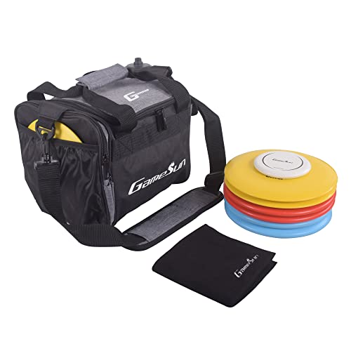 Disc Golf Starter Set,Disc Golf Set With 6 Discs, 1 Marker,1 Towel And Starter Disc Golf Bag Fairway Driver #TOP12