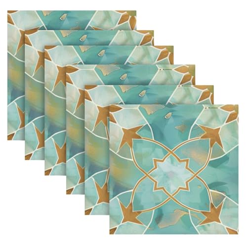 Servilletas de Tela Multicolor 20x20 pulgadas Pack 6 miniatura 2