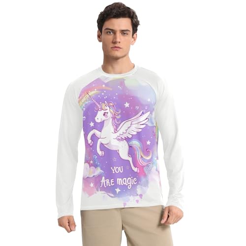 Men's Rash Guard UV Sun Protection UPF 50+ Sun Shirts Long Sleeve Quick Dry Beach Shirts