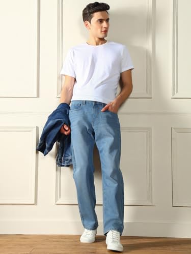 Image of Dennis Lingo Men's |Denim Mid Rise | Relaxed fit Jeans (DLMJNS24011)