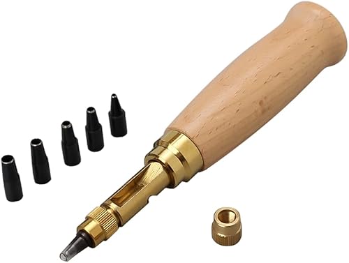 Perforadora de tornillo ajustable, herramienta de perforaciĂłn de agujero de cuero, perforadora de papel, perforadora para manualidades, juego de Perforadora de tornillo ajustable, herramienta de perforaciĂłn de agujero de cuero, perforadora de papel, perforadora para manualidades, juego de