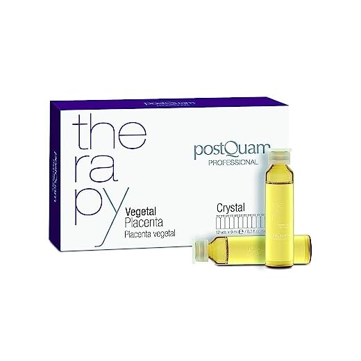 PostQuam - Pack de Ampollas de Placenta Vegetal Capilar - Tratamiento Anticaída para el Cabello - Estimula la Circulación y Previene la Caída Excesiva del Cabello - 12 Ampollas de 9 ml