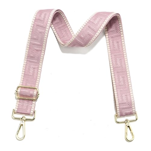 Image of Wide Purse Strap Replacement Crossbody Canvas Shoulder Bag, Universal Adjustable Straps for Bags(55 inchLong)