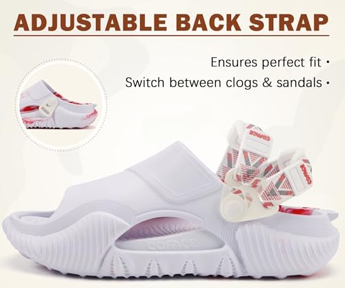 Image of COFACE Mens Orthotic Clogs Orthopedic Mules for Men Recovery Sandals Man Plantar Fasciitis Summer Casual Size 7-15