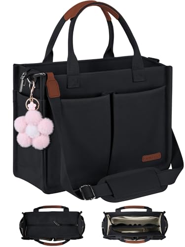 FIORETTO Canvas Tote with Zipper