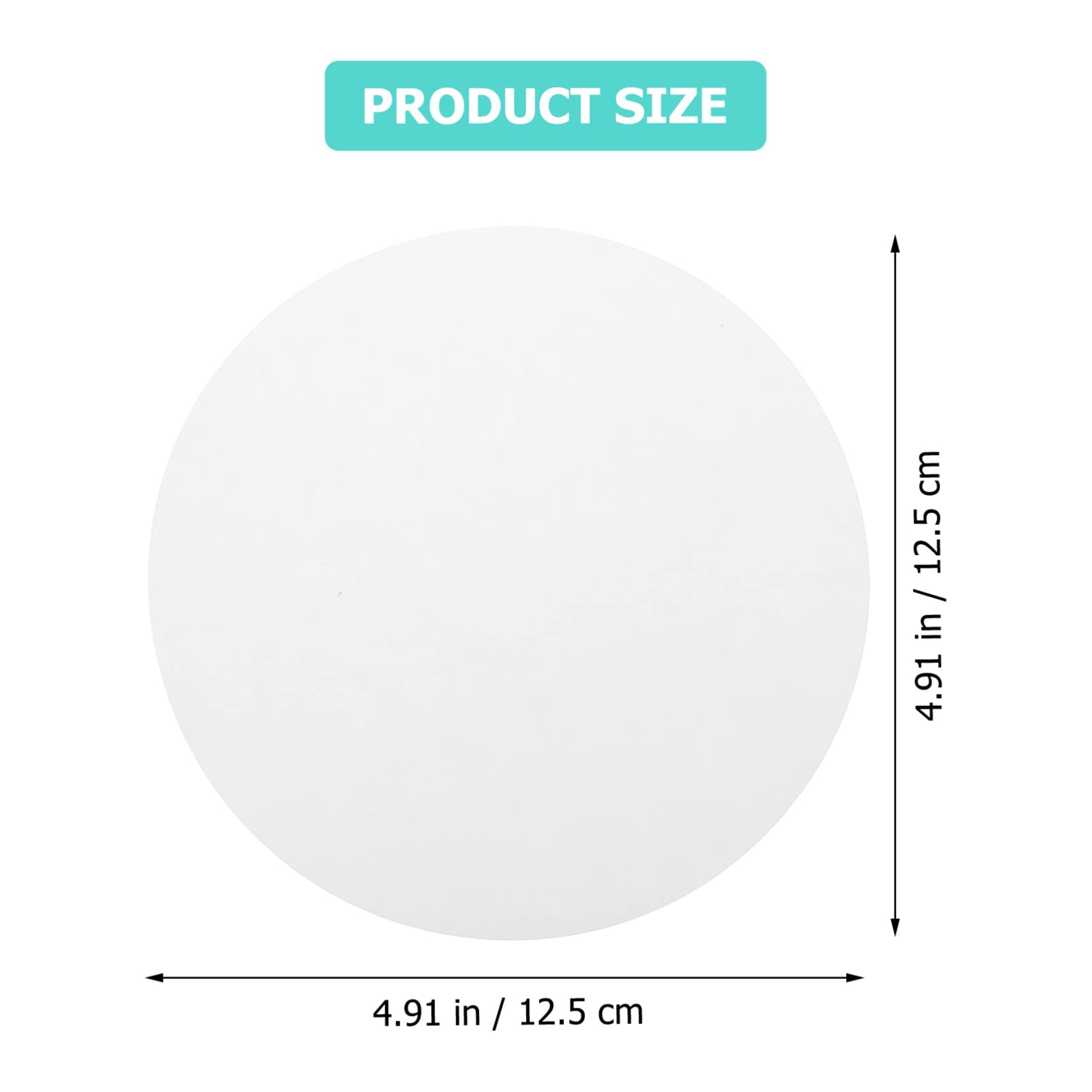 CHILDWEET Lab Qualitative Filter Paper 100 Sheets Fast/Medium/Slow Speed Absorbing Paper Strips High Absorbency Simple and Design