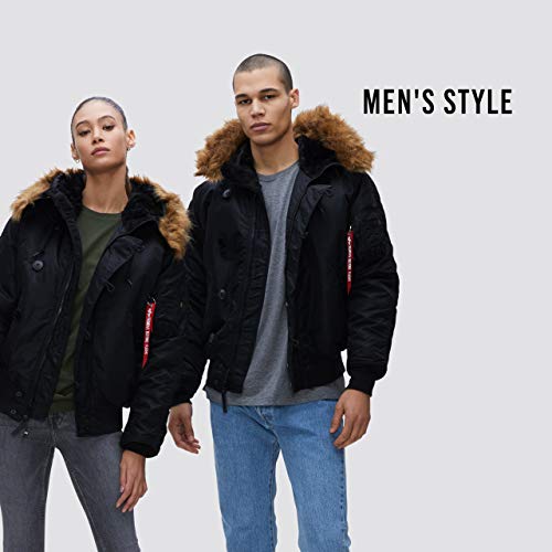 Alpha Industries Men's N-2B Short Waist Parka (XL, Black)2