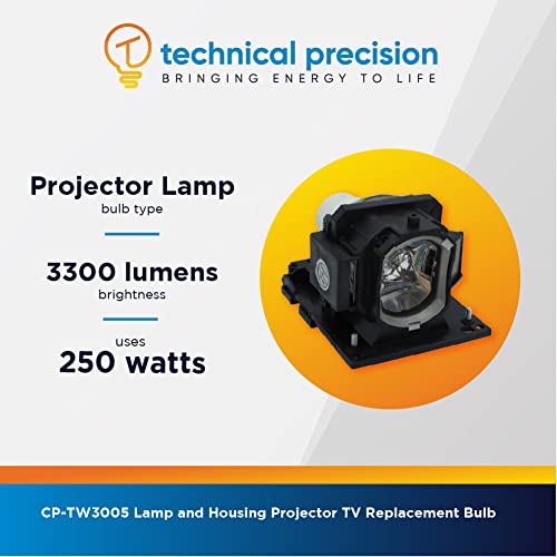 Repuesto Lámpara y Carcasa para Proyector Hitachi CP-TW3005 miniatura 6