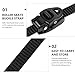 Mipcase 2 Sets Roller Skate Strap, Replacemen Inline Roller Skate Buckle Strap with Screws Nuts Linline Roller Skate Energy Straps for Men Women