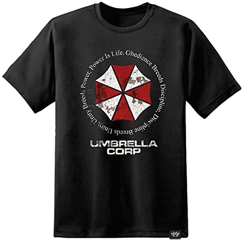 Resident Evil Umbrella Corp Herren Abgenutzt T Shirt THE HIVE T Virus Capcom (3XL)
