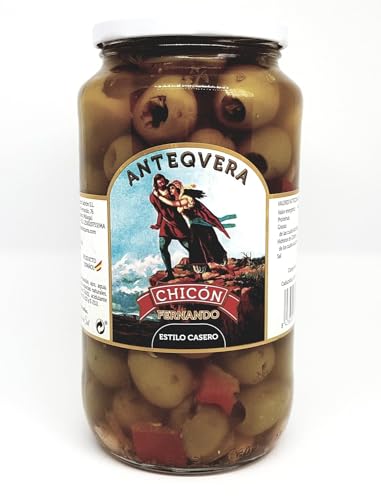 Aceitunas Gordal Deshuesadas Estilo Casero Chicon: Tamaño, Sabor y Comodidad en un Solo Bocado, un Placer Culminante que Eleva tus Experiencias Gastronómicas,(PACK 2).