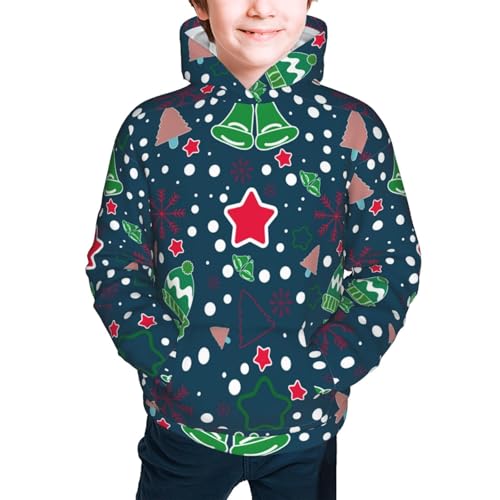 Christmas Kid Hoodies Boys Sweatshirts Girls Pullover with Pocket3