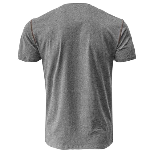 Mens Casual Henley Shirts Short/Long Sleeve Button Classic Tees Tops Fashion Lightweight Stylish T-Shirts with Pocket4