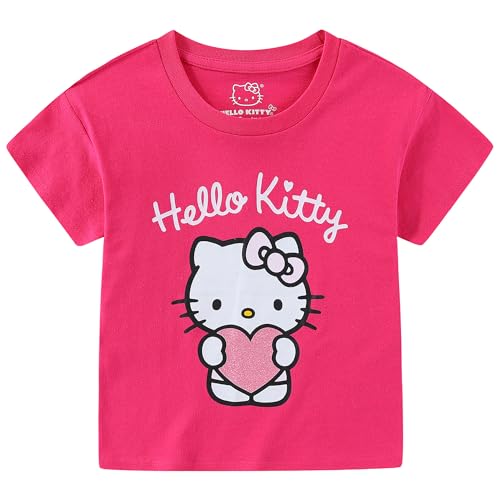 Image of Hello Kitty Sanrio Girls Short Sleeve T-Shirt for Toddlers and Big Kids