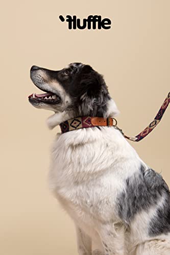 Collare per cani FLUFFLE in morbida vera pelle (S
