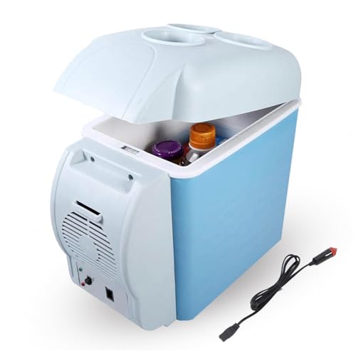 BesBet Nevera TermoeléCtrica PortáTil, 7.5l,Coche 12v,Bajo Ruido Nevera Camper, con FuncióN De Enfriamiento Y CalefaccióN Mini Nevera Coche, para Todos Los VehíCulos De 12v