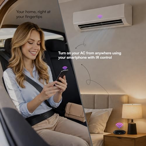 Image of Astra Pro Smart WiFi IR Blaster Control Hub for AC, TV, Set Top Box, Air Cooler & Home Theatre | Compatible with Alexa, Google Assistant & Siri | All-in-One IR Blaster | Pack of 3