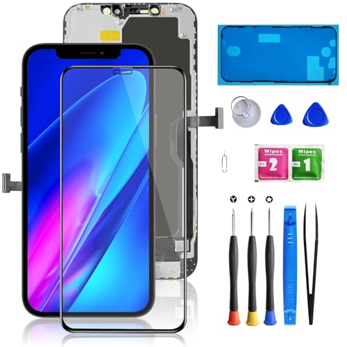 for iPhone 12 Pro Max Screen Replacement 6.7 Inch, Diykitpl 3D Touch LCD Digitizer Screen for A2342, A2412, A2411, A2410 with Repair Tools Kit+Screen Protector+Waterproof Seal