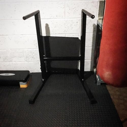 Yaheetech Dip Bars Dip Station Home Gym Pull Bar, Strength Training Dip Stand Freestanding Parallel Bar, Heavy Duty Fitness Equipment for Bicep Triceps Shoulder Exercise - Image 3