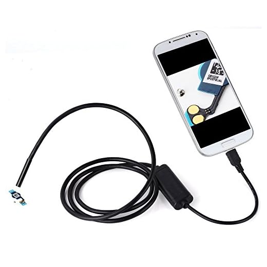 NEW 7mm Android Endoscope IP67 Waterproof USB Inspection Snake Tube Camera 1M Cable for Samsung Galaxy S5/S6/Note 2 3 4 5