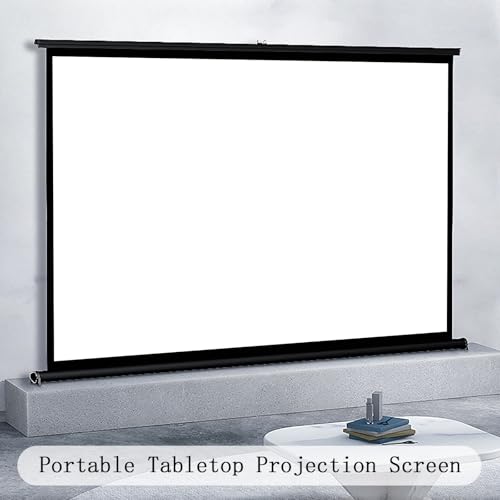 Pantalla portátil retráctil para proyector 30 pulgadas 16:9 miniatura 2