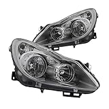 Halogenscheinwerfer rechts Halogen Scheinwerfer Set Corsa D 07.06-03.11 chrom H7/H1 mit Motor