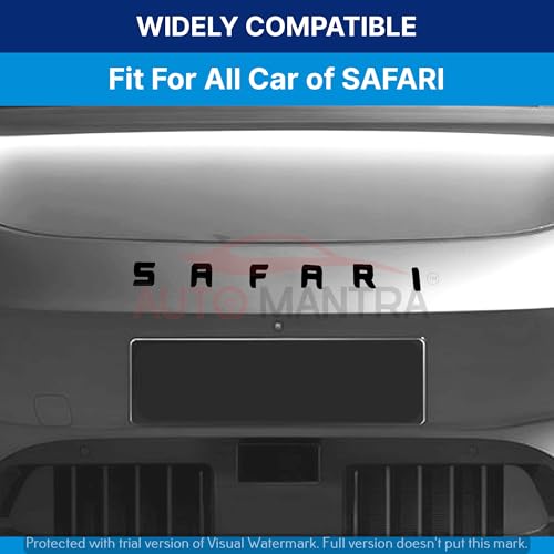 Image of Safari Self Adhesive | Metal Sticker Logo Badge 3D Emblem Car Sticker (Black)