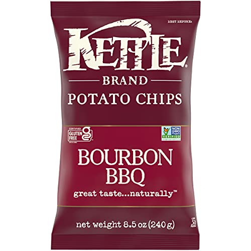Kettle Brand Potato Chips, Bourbon BBQ Kettle Chips, 8.5 Oz