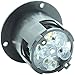 Journeyman-Pro 2715, NEMA L14-30 Flanged Inlet Generator Plug, 30A 125/250 Volt, Locking Receptacle Socket, Black Industrial Grade, Grounding Welding Use 7500 Watts