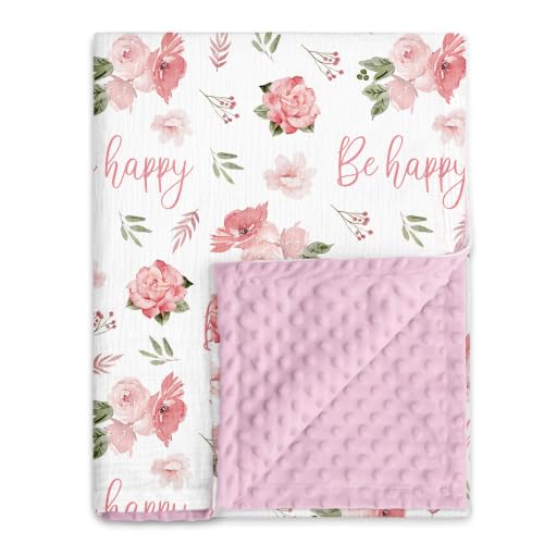 Image of GLLQUEN BABY Muslin Baby Blankets for Boys & Girls, 2-Layer Toddler Blanket