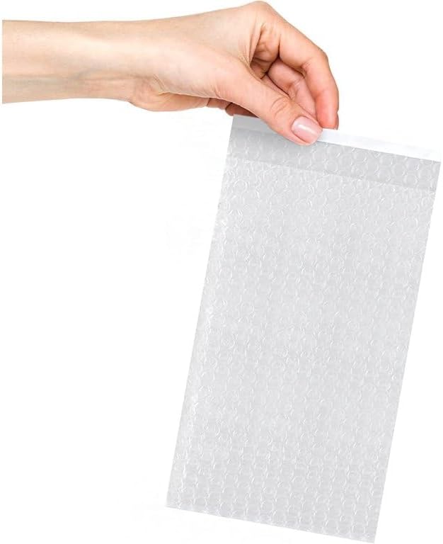 4.5 x 7.5 Inch Clear Bubble Bag (Pack of 1100) Bubble Pouch Bags. Self-Sealing. Mailing, Shipping, Packing, Packaging, Storage and Moving,Thickened.