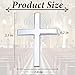 Metal Cross Decals for Cars, 2.5