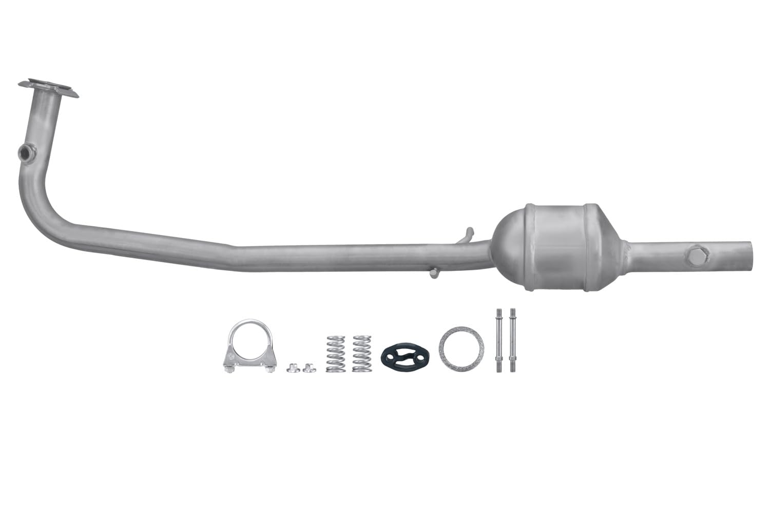 HELLA 8LE 366 051-211 Catalyseur - Easy2Fit® Kit - Euro 4 - une piece - Kit avec pièces d'assemblage - pour p.e. DACIA SANDERO