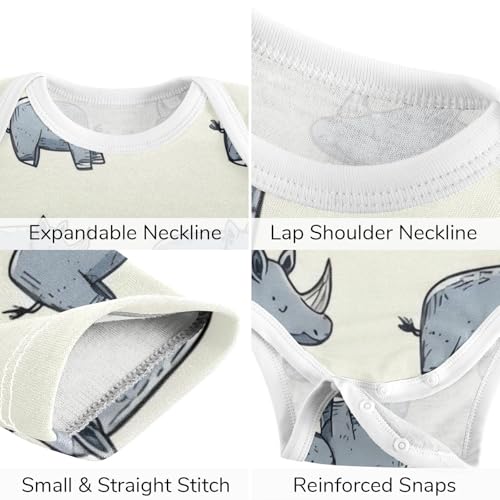 vvfelixl Baby Bodysuits Pants Sets English Bulldog Long Sleeve Baby Clothes for Boys Girls 0-24M4