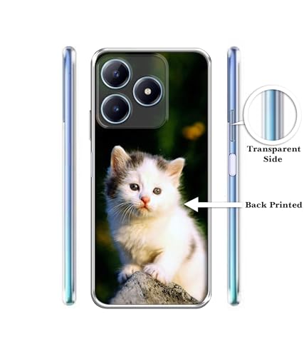 Image of Sweet Cat Design Printed Silicon Soft TPU Back Case Cover for Realme C63 4G / Narzo N63 4G