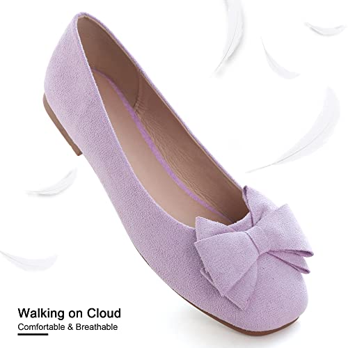 Image of Dear Time Women's Flats Shoes Bowknot Dressy Ballets Loafers Wedding Business Casual Walking Shoes