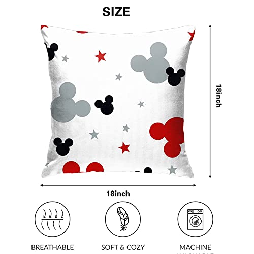 Ttygj TTYGJ-BZT Pack Of 2 Cute Pillow Covers Cartoon Cushion Case Standard Throw Pillow Covers thumb #1