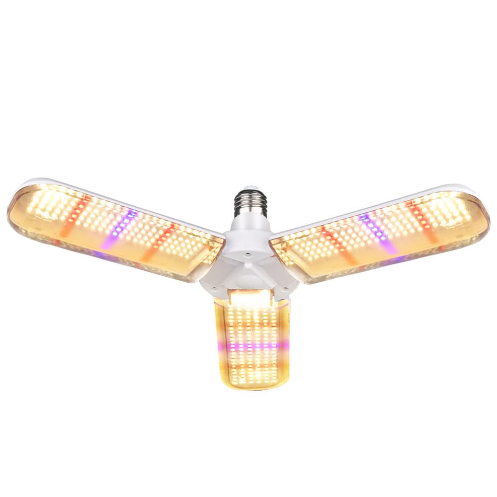 Lampada da coltivazione a LED a spettro completo 300 W 200 150, lampada bianca calda for piante interno Fioritura di verdure in serra idroponica Illuminatore orticolo(150W)