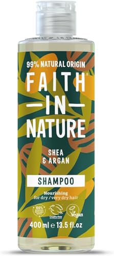 Faith In Nature Shea & Argan Shampoo, 400ml
