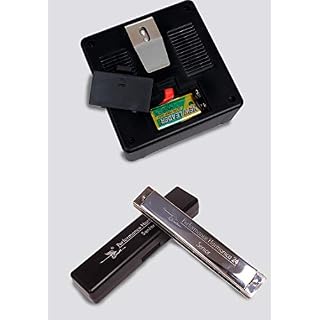 WEIXIAO WLKH Swan Tremolo Harmonica électrique 24 Trous Electro-Acoustique avec Haut-parleurs Harp Instruments de… – Image 4