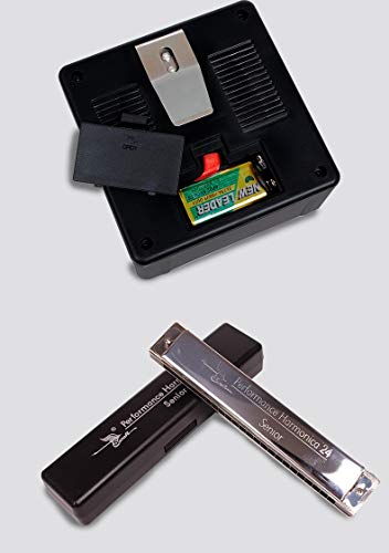 WEIXIAO WLKH Swan Tremolo Harmonica électrique 24 Trous Electro-Acoustique avec Haut-parleurs Harp Instruments de… - Les Beatles, Paul McCartney, John Lennon, RIngo Starr, George Harrison WEIXIAO WLKH Swan Tremolo Harmonica électrique 24 Trous Electro-Acoustique avec Haut-parleurs Harp Instruments de… – Image 5