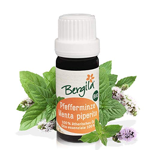 Bergila Ätherisches Öl Pfefferminze (mentha piperita) Bio, 30 ml - aus 100% natürlichen, biologischen Rohstoffen, rinfrescante, purificante - kontrollierte und zertifizierte Qualität aus Südtirol Cover