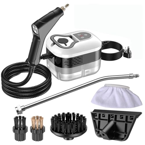 iToolMax Steam Cleaner for Home & Car Detailing, 2500W Pressurized Handheld Steam Cleaner, 15s Fast Heating, 6 Levels Steam Output, 1.2L Water Tank