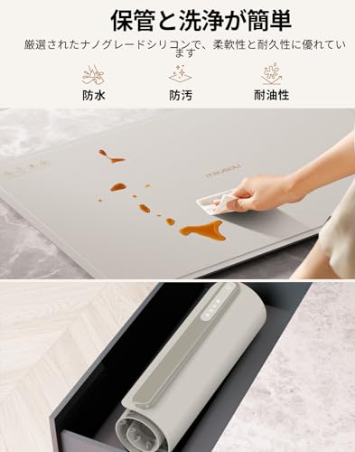 Image of Warming Mat for Food (24 inchx16 inch) - iTRUSOU 3-Year Classic Electric Warming Tray with 3-Level Temp Control, Rapid Heating 250W Energy-Saving - Rollable Large Food Warming Mat for Parties & Buffet
