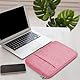 Enloffi Laptoptasche 14 Zoll Laptophülle Stoßfeste Wasserdicht Hülle Tasche mit Griff Laptop Tasche Kompatibel mit MacBook Pro HP Dell Lenovo Asus Schutzabdeckung mit Zubehörtasche, Rosa