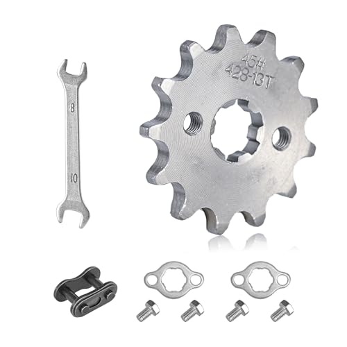 428 13T 17mm Motorcycle Front Engine Sprocket for 50cc 70cc 110cc 125cc 140cc 160cc Honda TaoTao Roketa Coolster Sunl Lifan Chinese ATV Quad Dirt Bike..