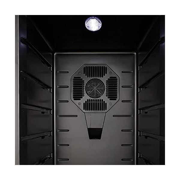 ZHZHUANG Thermoelectric Dual Zone Wine Refrigerator,18 Bottle Capacity Wine Cooler,Wine Fridge with Digital Temperature Controls,Quiet Operation Wine Cellar Black - Image 6