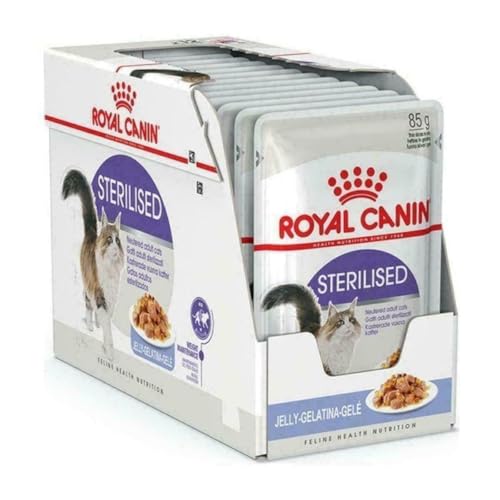 Cats Alimentaires stérilisées Royal Canin - Paquet 12 x 85 GR - Total: 1020 GR