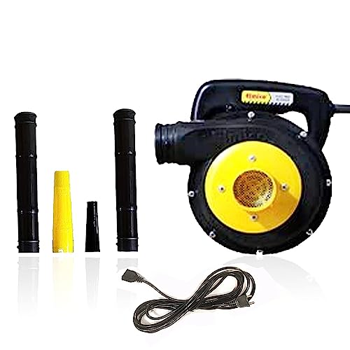 Image of Elmico 700W 100% Copper Armature /Extension Wire & 2 Extra Blower Pipe (Made in India) Blowers for Cleaning Dust /Dust Remover /Pc Cleaner /Ac Cleaner /Guaranteed Motor Heavy Duty continuously