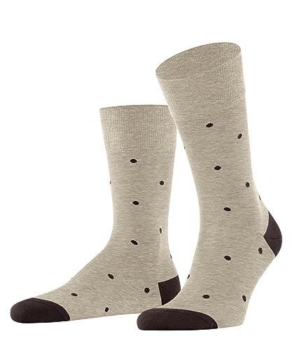Image of FALKE Men's Dot Socks, Breathable, Crew, Casual or Dress, Polka Dots, 1 Pair